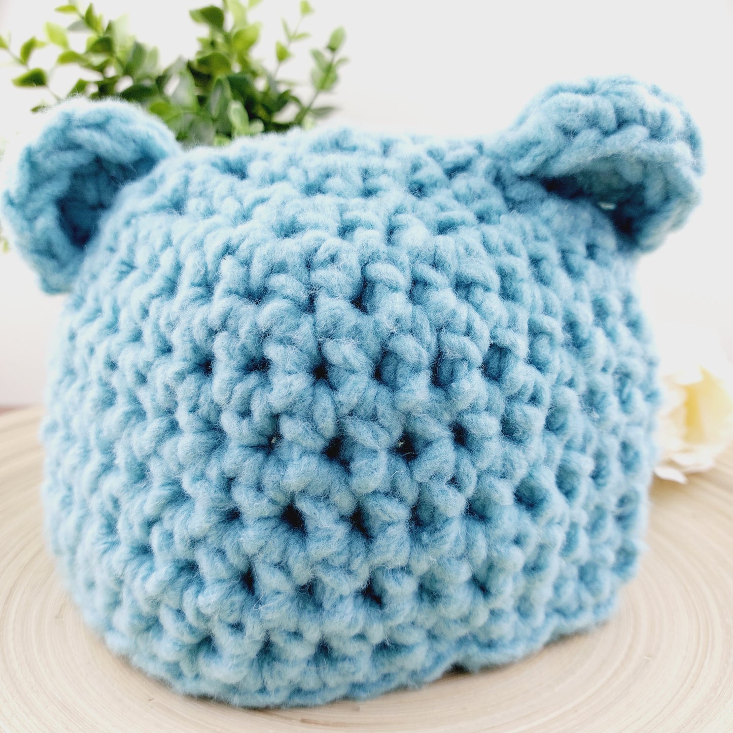 Baby bear hat fleece