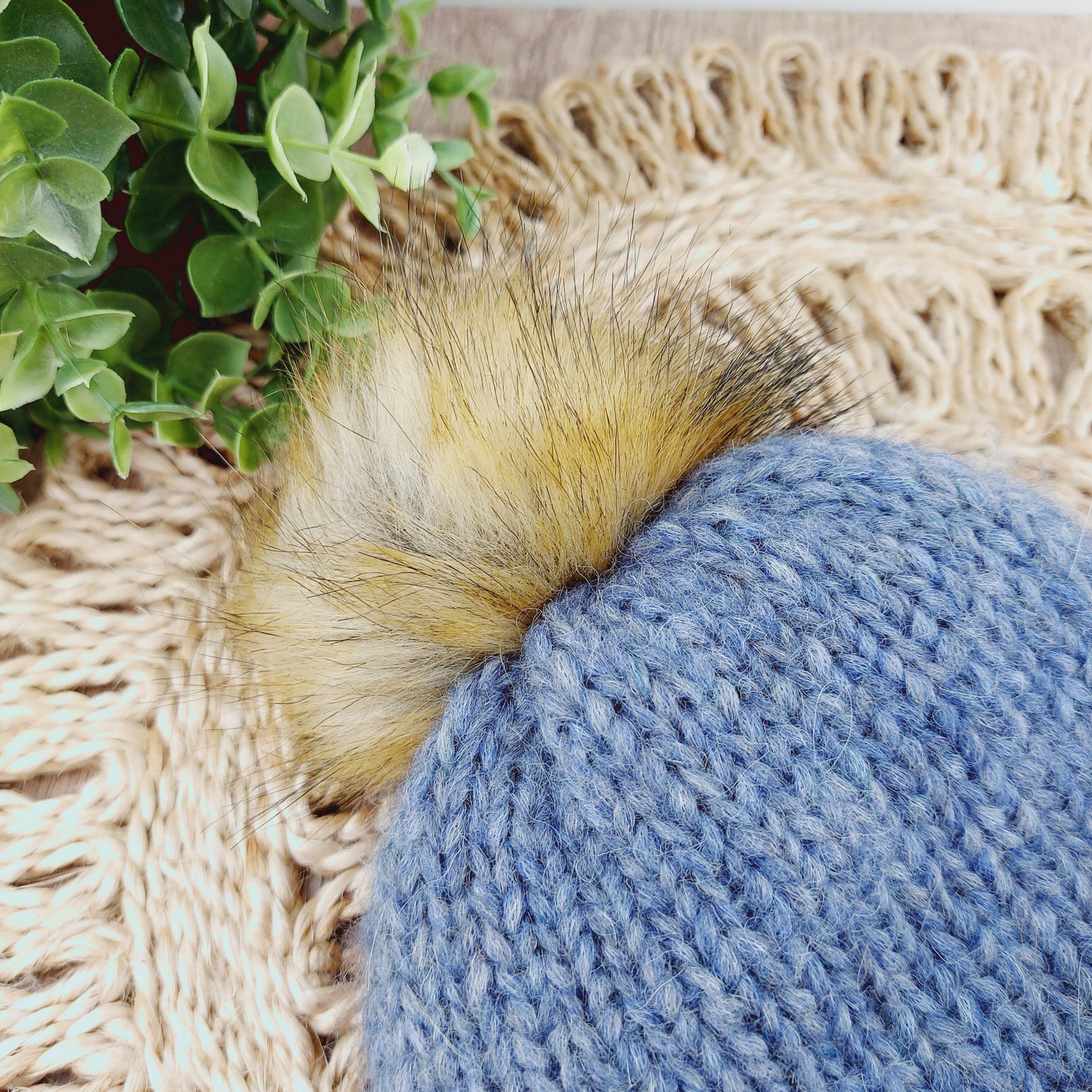 Pure Wool Beanie with Pom