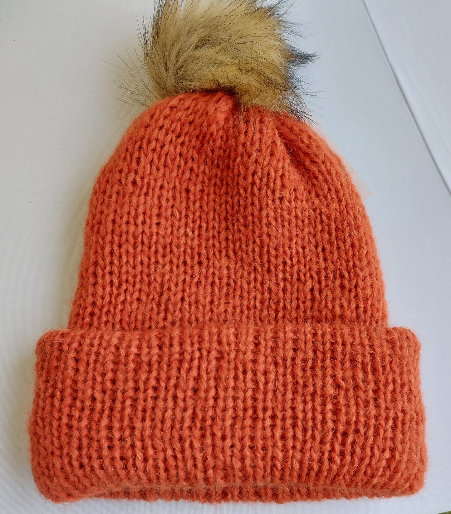 Pure Wool Adult Beanie with Pom