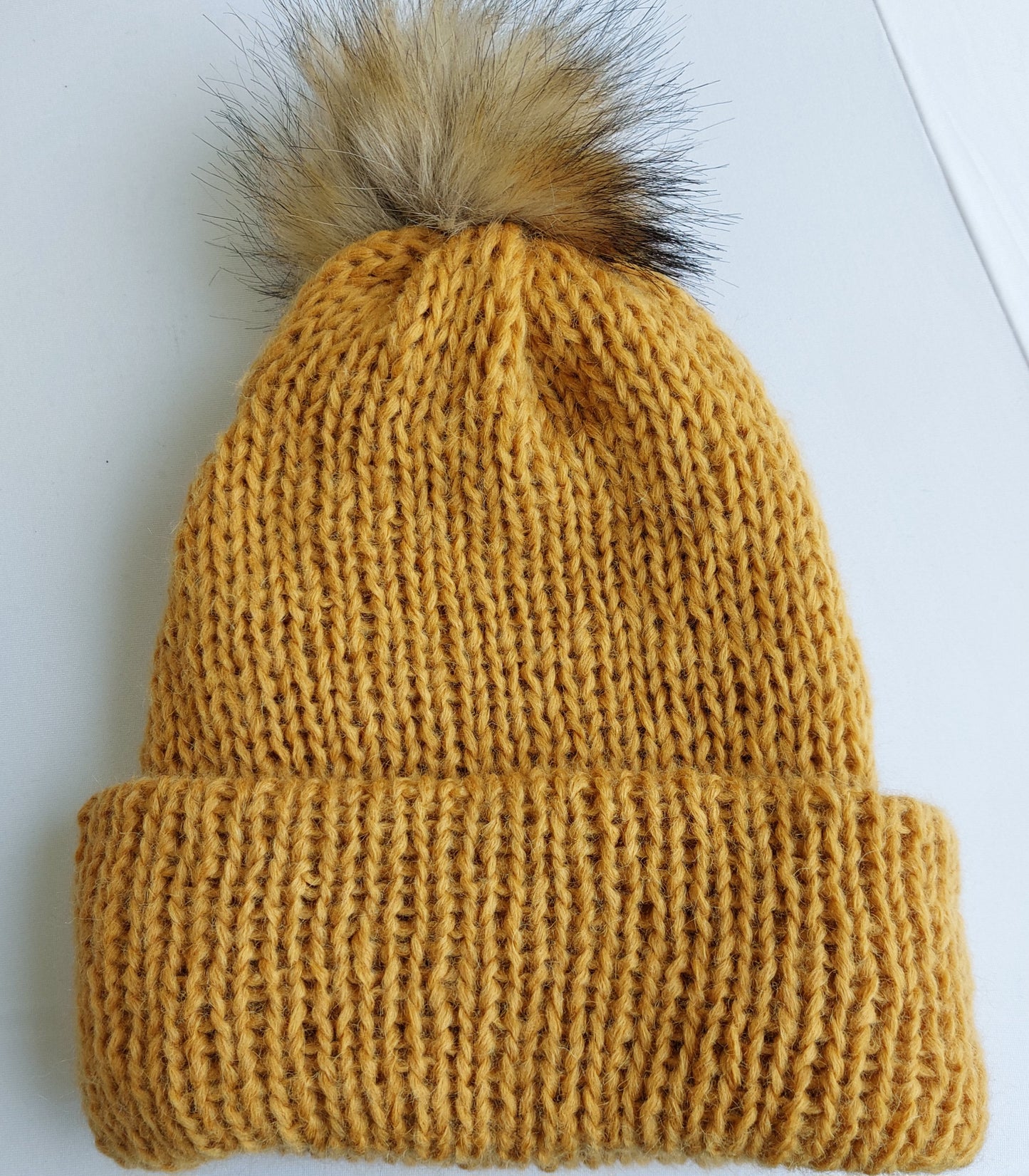 Pure Wool Adult Beanie with Pom