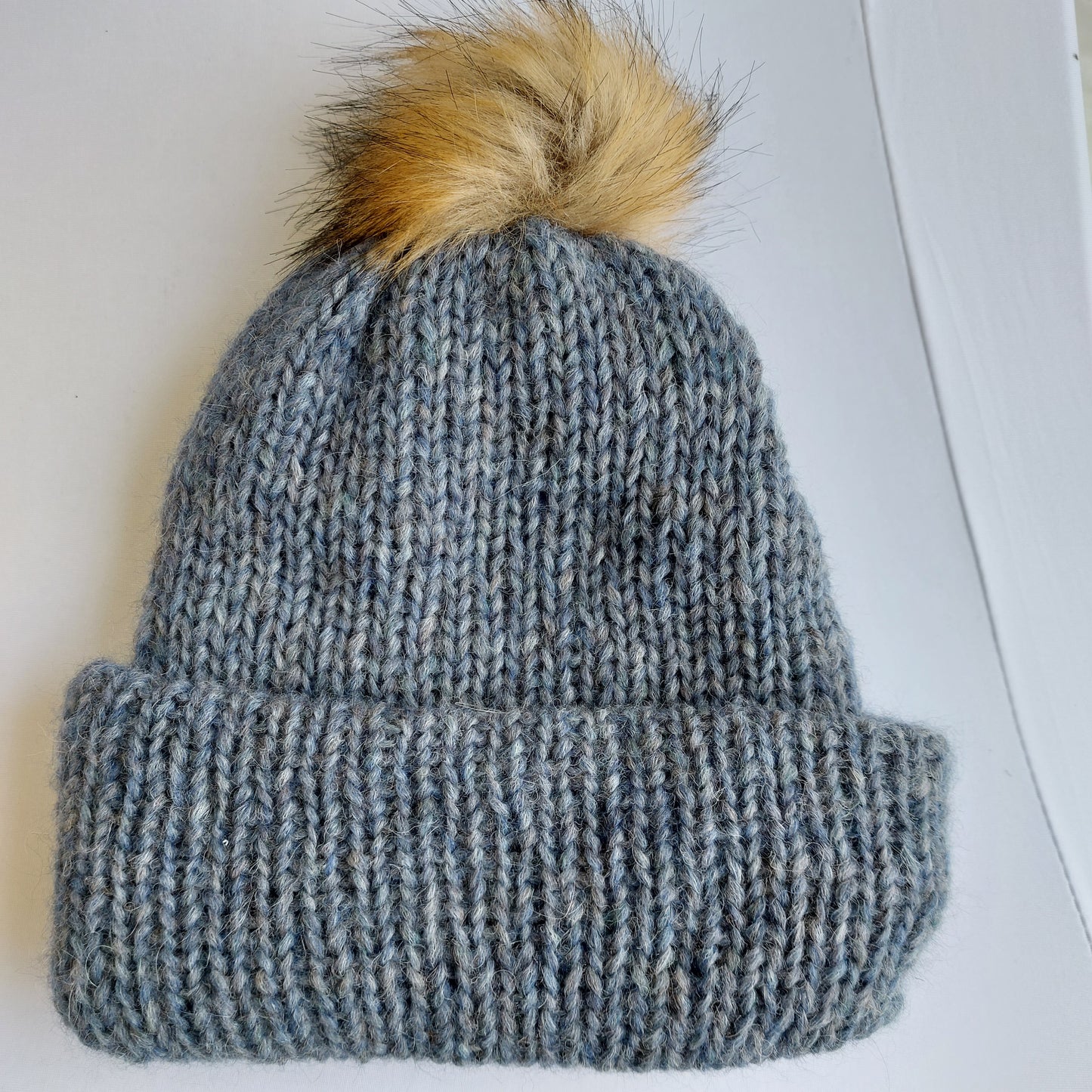 Pure Wool Adult Beanie with Pom