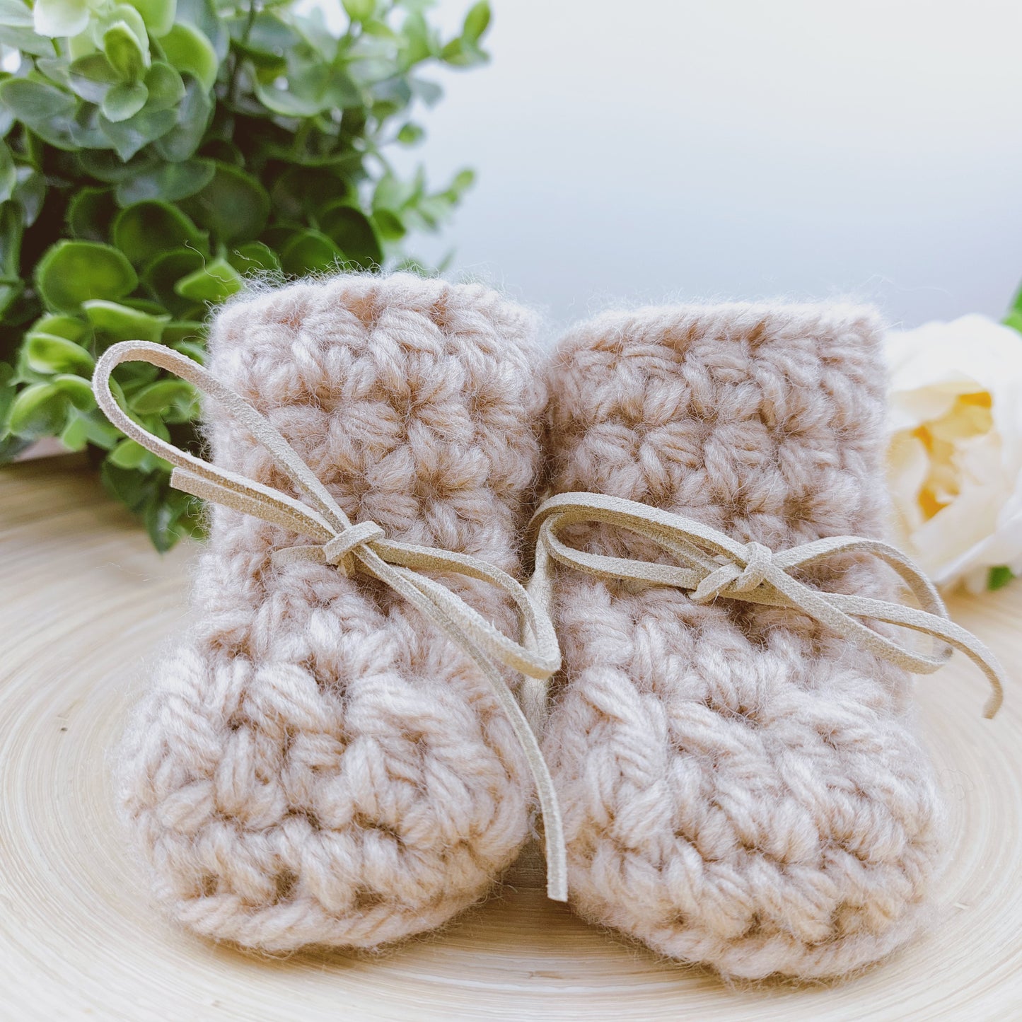 Baby Booties Wool Mix