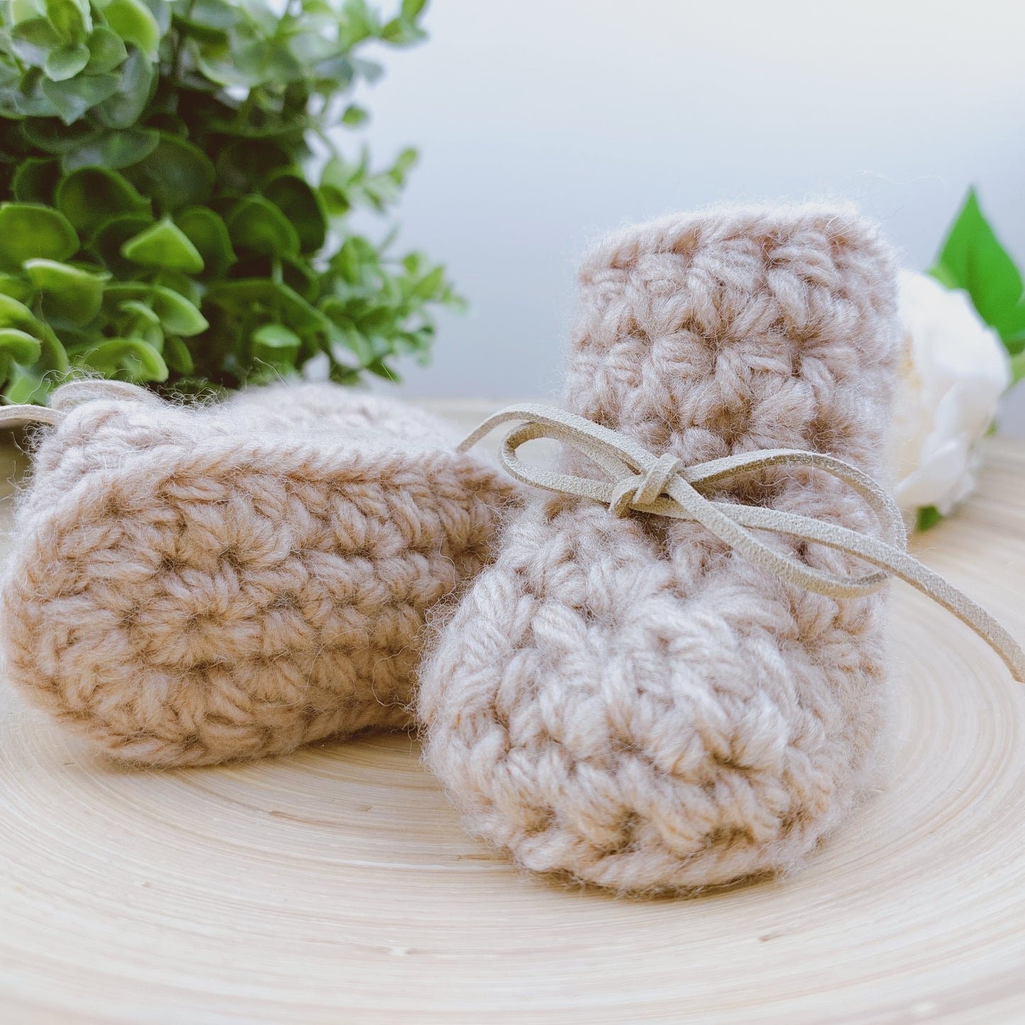 Baby Booties Wool Mix