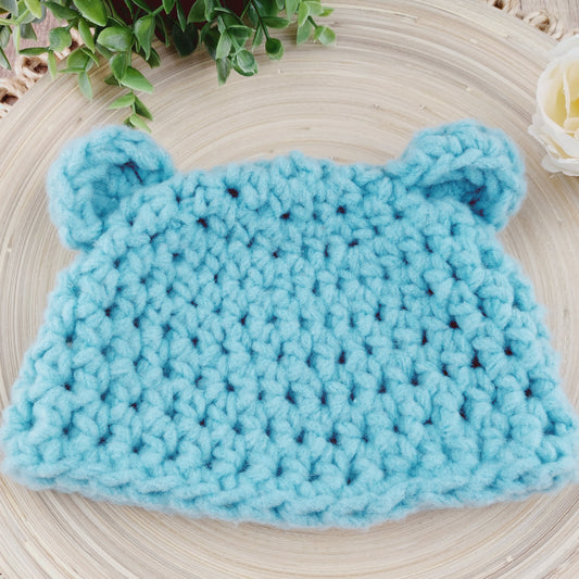 Baby bear hat fleece