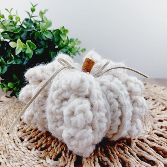 Crochet Bobble Pumpkin