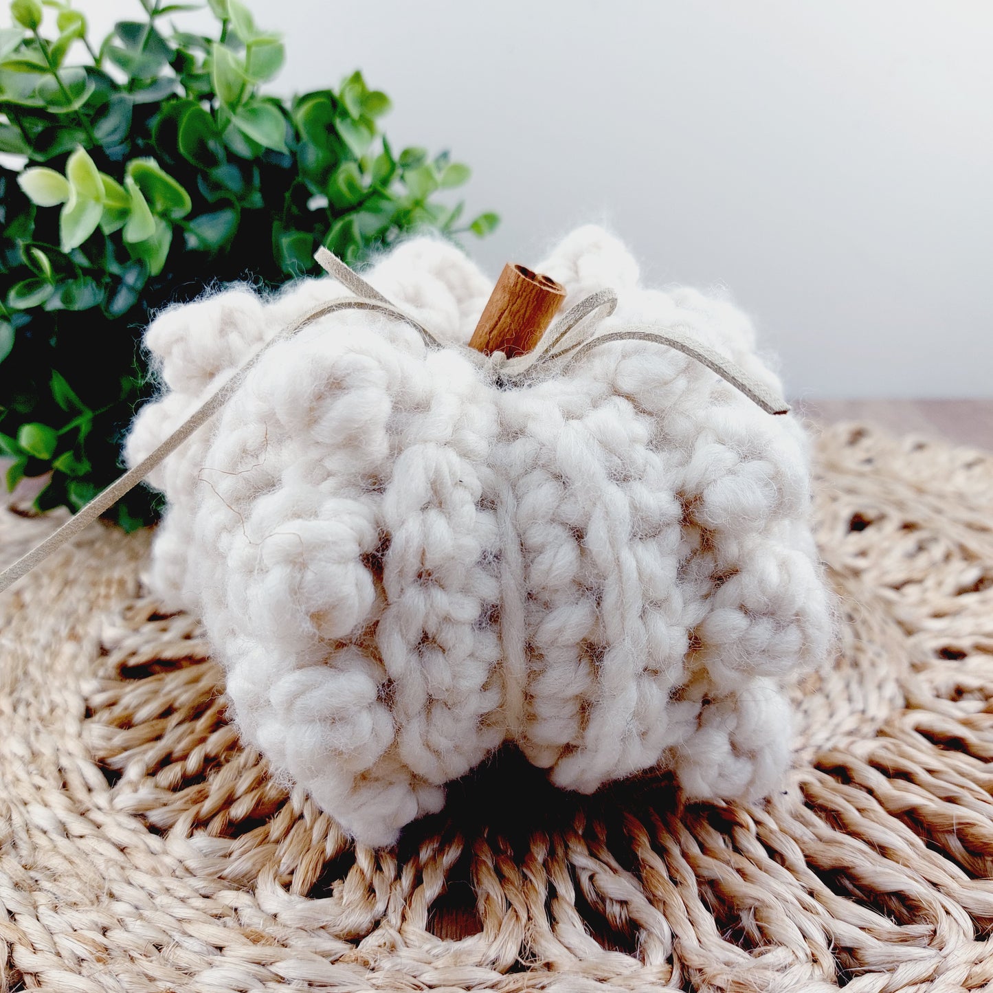 Crochet Bobble Pumpkin